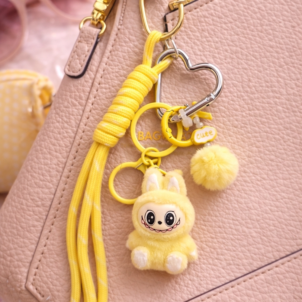 💛 Labubu-Style Bag Charm | Purse Accessory. If you know, you know 👀✨
